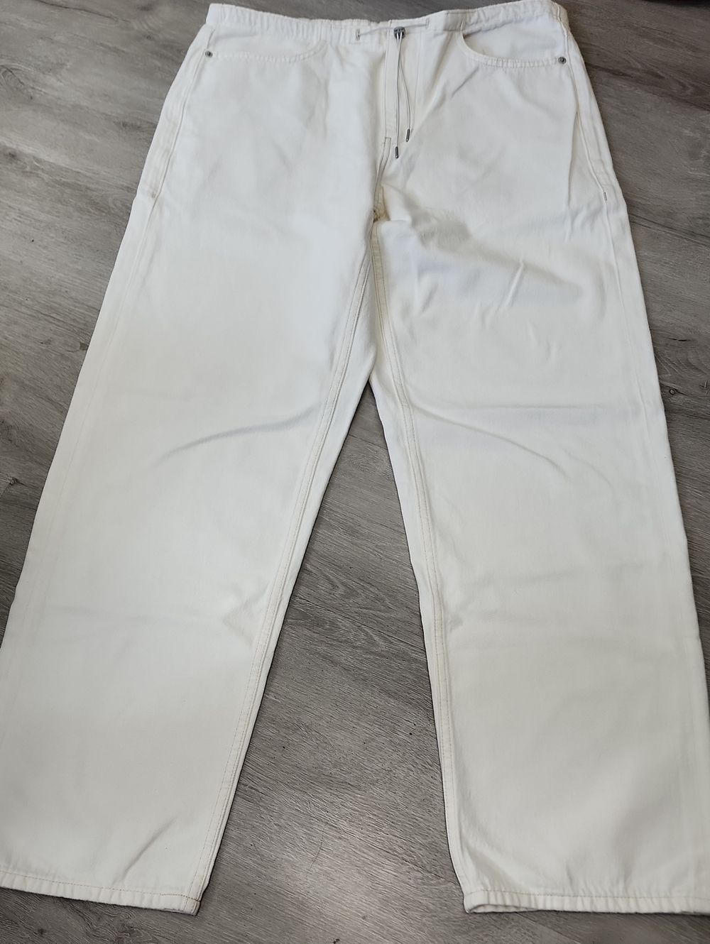 Banana Republic White Drawstring NwT Drawstring Jeans